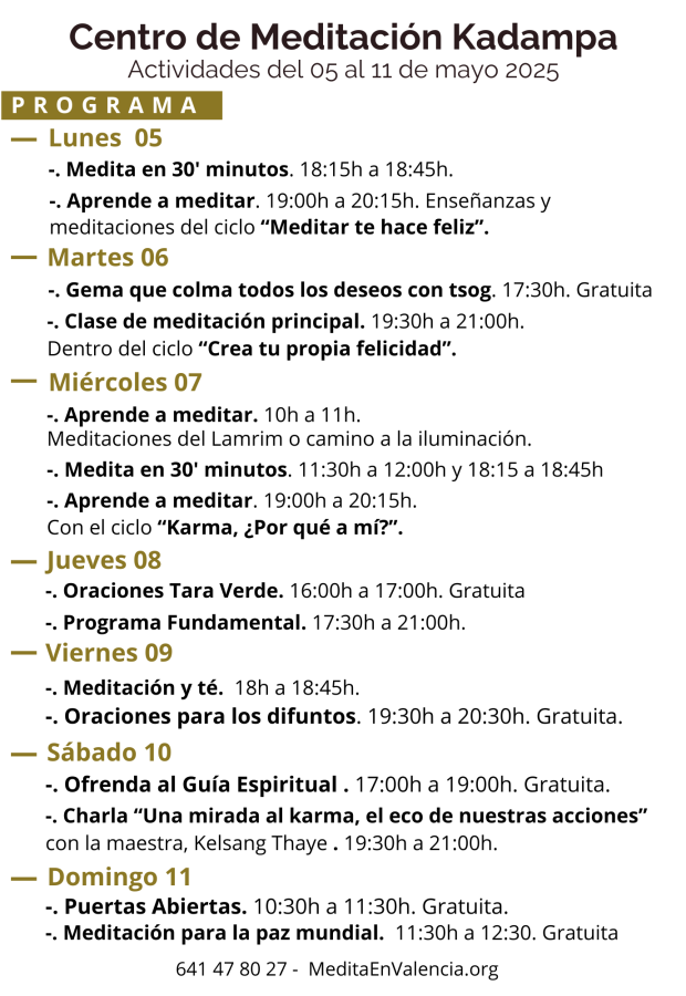 A4 Calendario 05 al 11 mayo